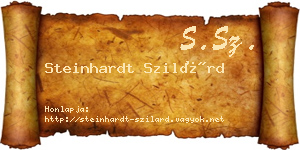 Steinhardt Szilárd névjegykártya